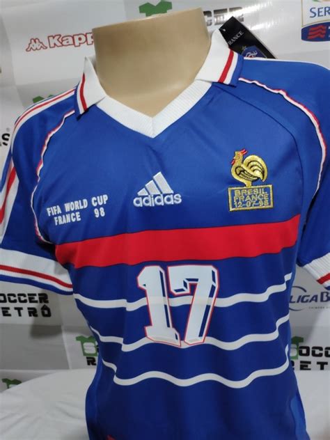 Encontre camisas da franca em segunda mão a partir de r$ 1. Camisa França Copa Do Mundo 1998 Petit 17 À P/ Entrega - R ...