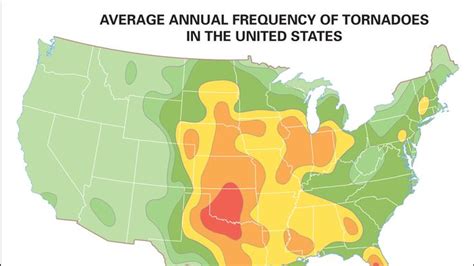 Us Tornado Frequency Map