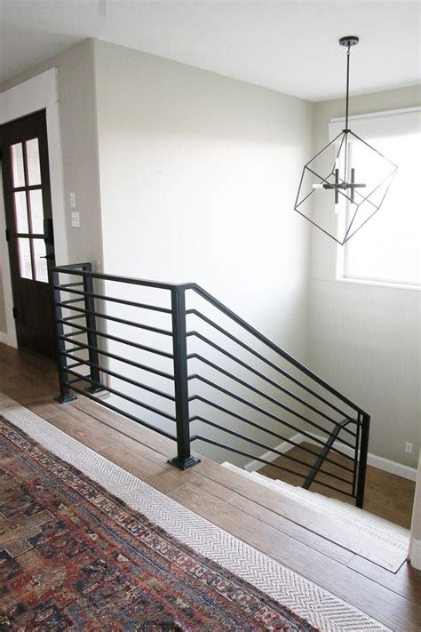 All The Details On Our New Horizontal Stair Railing Indoor Stair