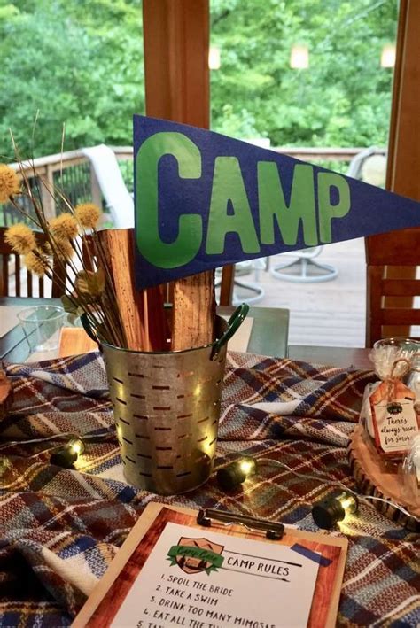 Summer Camp Themed Party Camping Qlp