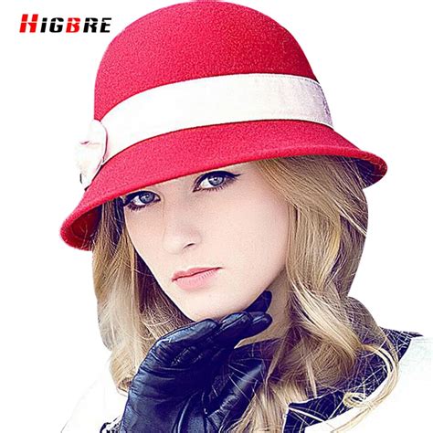 Autumn Fedoras Hat Wool Hats Women High Quality Designer Woolen Hats