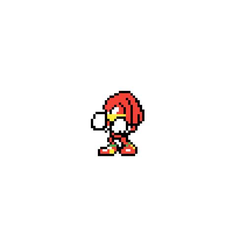 Pixilart Knuckles Punching By Josh The Hedge