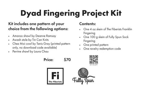 Dyad Fingering Project Kit Smokey Quartz Majestic Eventeny