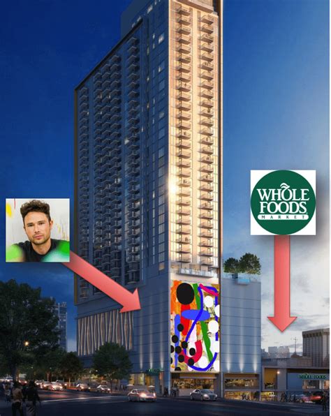 New Midtown Tower To Boast 95 Tall Mural Whole Foods Rendering