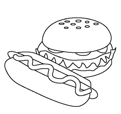 Print several sheets to keep kids entertained at your next dinner party or night out at the restaurant! Hamburger Coloring Pages - Best Coloring Pages For Kids ...