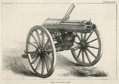 Putting in the time to get over the beginner hump can. Gatling Gun Date 1870 Drawing by Illustrated London News Ltd/Mar