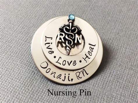 Personalized Pin For Rn Nurses Pin Rn Lpn Pin Nursing Etsy Nursing