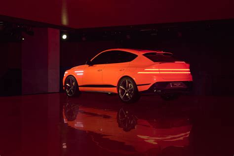 Genesis Unveils Gv80 Coupe Concept Looking Very Orange And Ready For