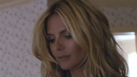 heidi klum strips down in sia s fire meet gasoline music video which actor is she kissing