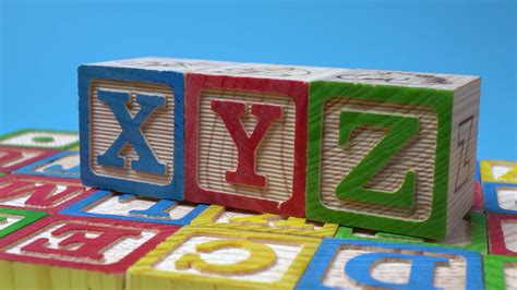 Xyz Alphabet Blocks