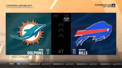 Madden 18 Bills Vs Dolphins Week 15 Franchise Youtube