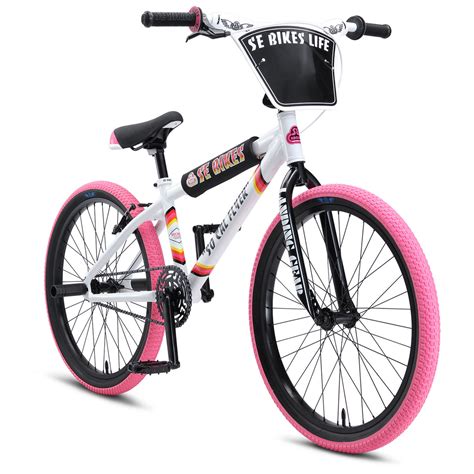 Se Racing So Cal Flyer 24 Bmx Bike Whitepink — Jandr Bicycles Inc