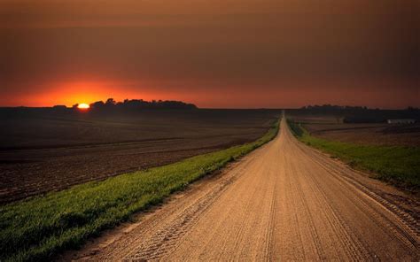 Road Evening Sunset Sun Wallpapers Hd Desktop And Mobile Backgrounds