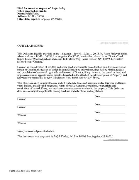 Can i make my own quit claim deed. Quit Claim Deed Form Nevada Ten Outrageous Ideas For Your Quit Claim Deed Form Nevada - AH ...