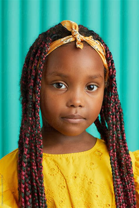Little African American Girl Portrait By Stocksy Contributor Clique