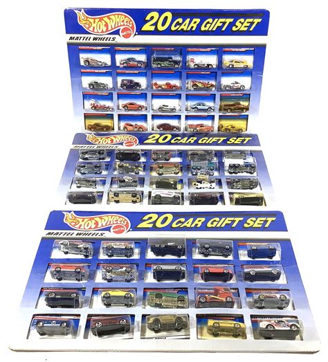 Lot 3 New Hot Wheels 20 Car T Sets