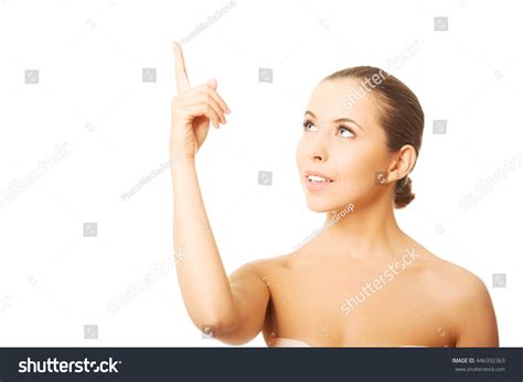 Nude Woman Pointing Stock Photo Shutterstock