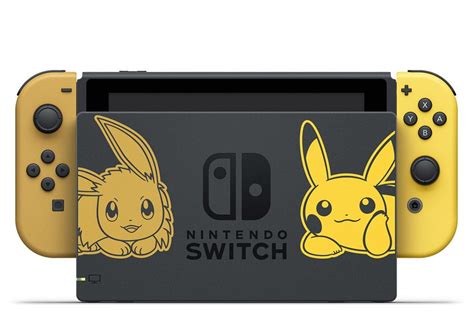 Nintendo Switch Pikachu And Eevee Edition With Pokémon Lets Go Pikachu