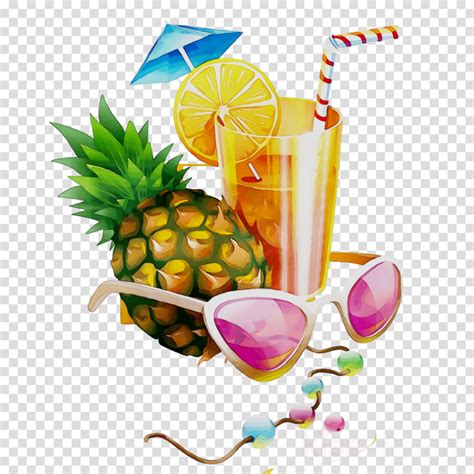 Download High Quality Drink Clipart Pineapple Transparent Png Images