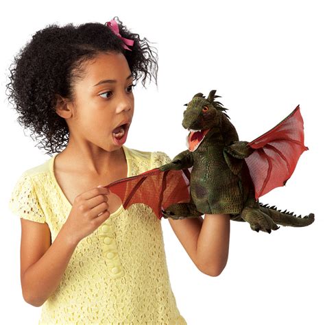 Folkmanis Winged Dragon Hand Puppet On Sale