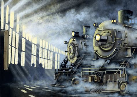 Rail Art By Shayne Railroad Paintings