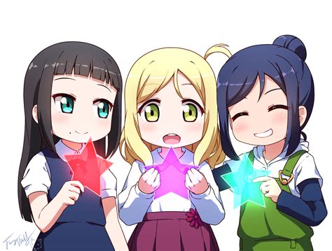 Kurosawa Dia Matsuura Kanan And Ohara Mari Love Live And More