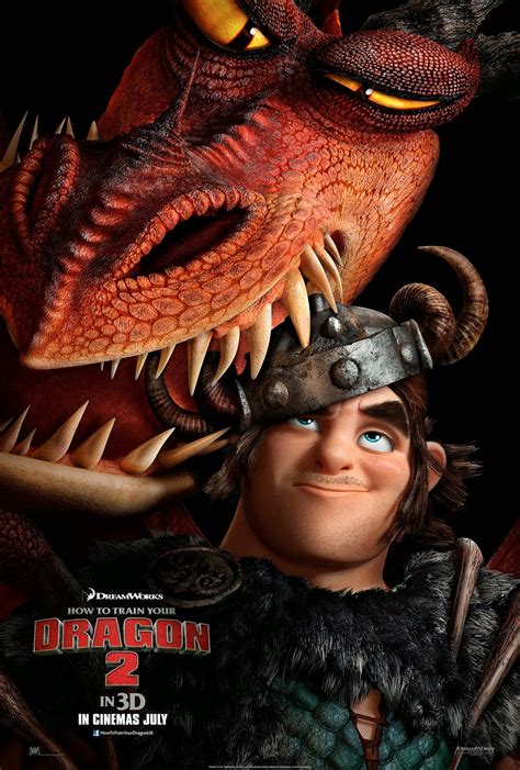 New Httyd Poster Featuring Snoutlout And Hookfang Highest Quality How To Train Your Dragon