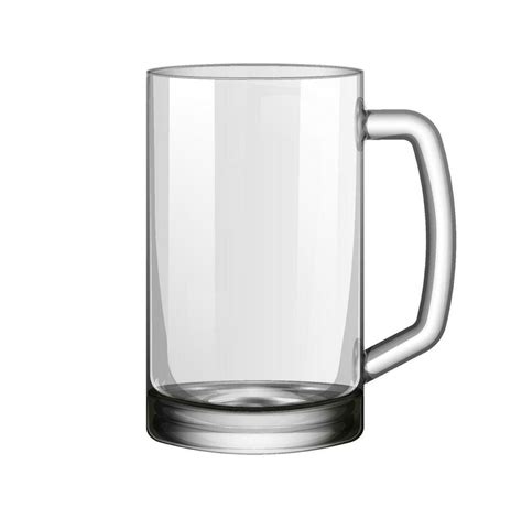 Realistic Empty Beer Glass Isolated On White Background 27294499 Vector Art At Vecteezy