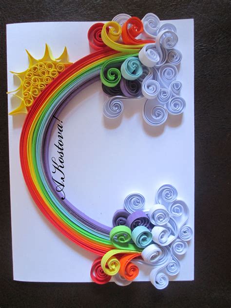 Quilling Rainbow Paper Quilling Jewelry