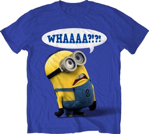 Despicable Me Whaaa Minion Adult T Shirt