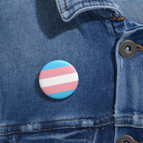 Trans Pride Pin Transgender Pride Pin Trans Flag Pin Etsy