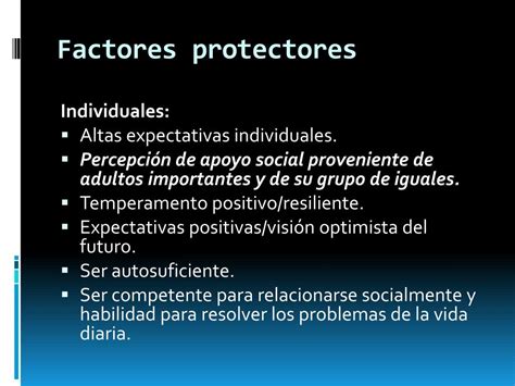 Ppt Factores Protectores Powerpoint Presentation Free Download Id 2048771