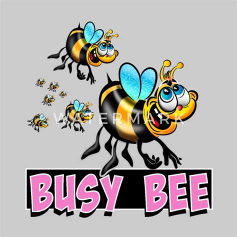 Busy Bee Sweet Bee With Swarm Of Bees Womens T Shirt Spreadshirt