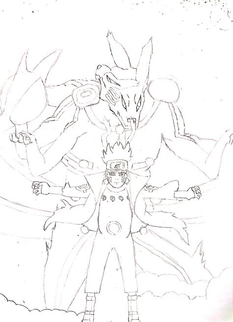 Naruto Modo Sabio Para Colorear - Thegriftygroove Naruto Modo Sabio Y Kyubi