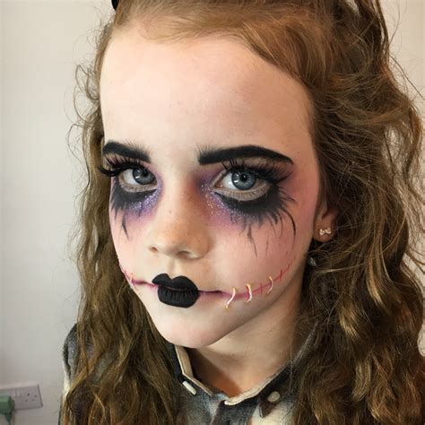 Dead Doll Halloween Makeup For Children Or Adults Make Up By Natalie