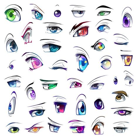 Как рисовать аниме глаза Рисование в Фотошопе Anime Eye Drawing