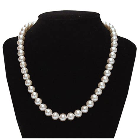 Mm Fancime Genuine So Silver Sterling In Necklace Pearl Freshwater