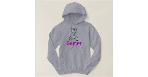 Girl Gamer Hoodie Zazzle