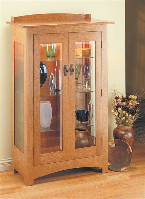 This craftsman medicine cabinet is handmade in the usa and can involve some custom dimensions if needed. Craftsman Curio Cabinet | Woodworking Project | Woodsmith ...