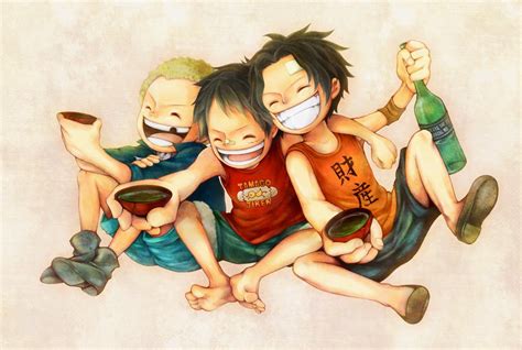 Gudskjelov 21 Lister Over One Piece Luffy Ace And Sabo Wallpaper Hd