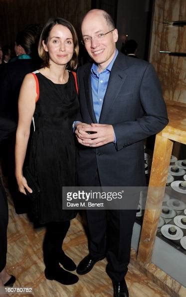 Alain De Botton And Wife Charlotte Attend A Reception Hosted By Sir