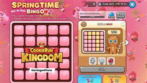 Cookie Run Kingdom Springtime Bingo Event Guide And Tips