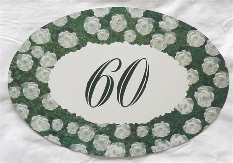 Einladungen zum 60 geburtstag kos. Tür Plakat 60 Schild Geburtstag Zahl, Diamantene Hochzeit