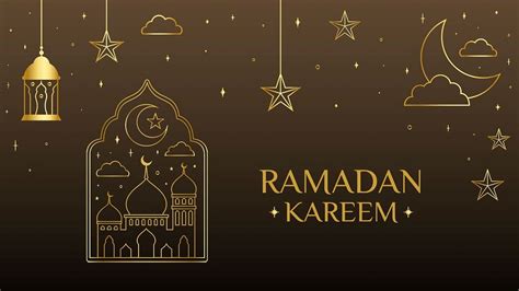 Aesthetic Ramadan Kareem Background Golden Premium Photo Rawpixel