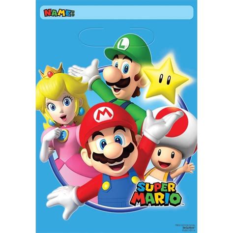 Super Mario Party Bags Party Save Smile