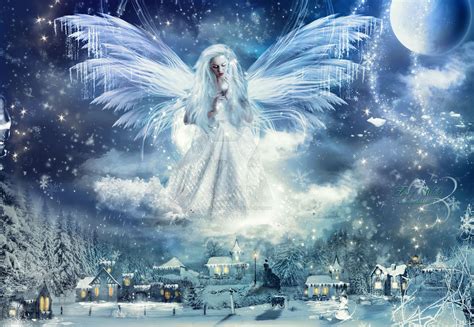 Snow Fairy Wallpapers Wallpaper Cave