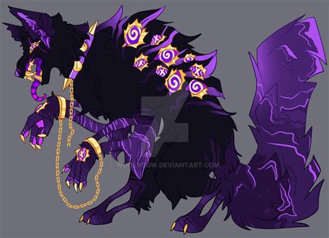 Cursed Wolf Adoptable Auction Open By Woolycow On Deviantart