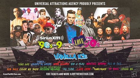 vanilla ice headlining seventh annual i love the 90s tour the music universe