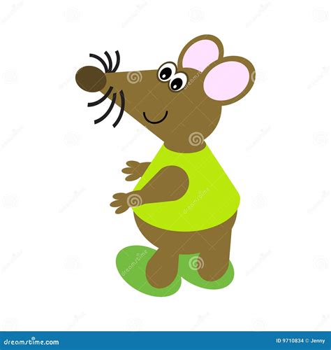 Cartoon Of A Dancing Mouse Stock Images Image 9710834