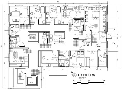 Autocad 2d Plan With Dimensions House Floor Plans